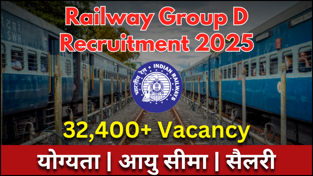 RRB Group D Recruitment 2025, Official Notification Released, Apply Online